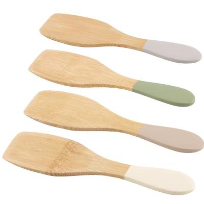 4 esp�tulas Raclette bamb� 12 cm