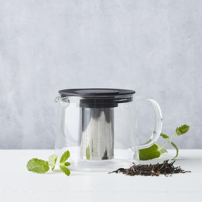 Tetera cristal filtro acero 1 L