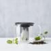 Tetera cristal filtro acero 1 L