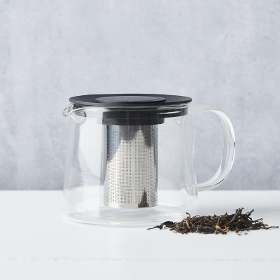 Tetera cristal filtro acero 1 L