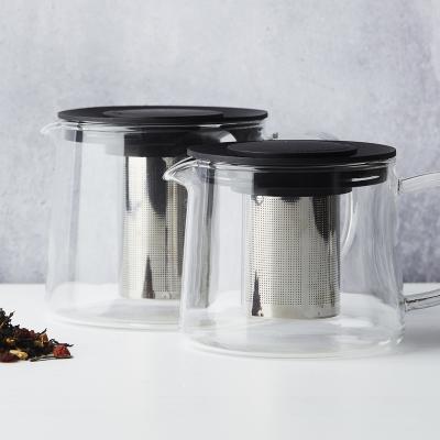 Tetera cristal filtro acero 1 L