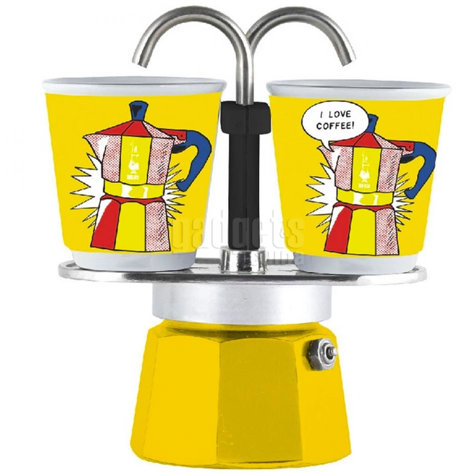 Set Cafetera Mini Express Bialetti + 2 tazas deco | Gadgets \u0026 Cuina