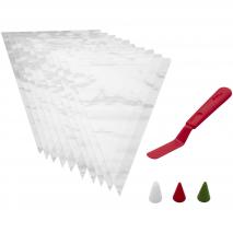 Set esp�tula y boquillas decoraci�n galletas