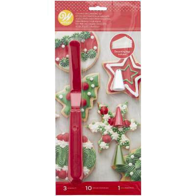 Set esp�tula y boquillas decoraci�n galletas