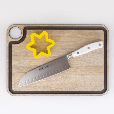 Cuchillo santoku 18 cm forjado Arcos Riviera