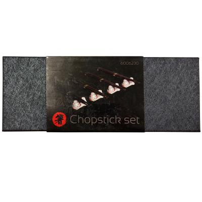 4 pares palillos con 4 soportes gato suerte