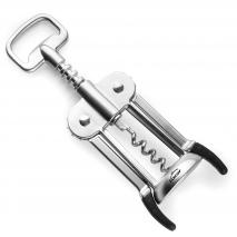Sacacorchos con alas y abridor acero