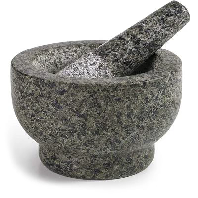 Mortero de granito con mano 13 cm