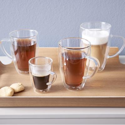 Set 2 vaso caf cortado trmico doble pared 100 ml