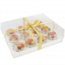 Caja para 12 cupcakes CRYSTAL