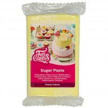 Fondant Funcakes 250 g amarillo pastel