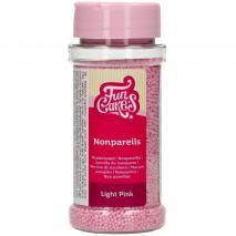 Sprinkles nonpareils Funcakes 80 g rosa clar