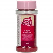 Sprinkles sucre Crystal 80 g vermell