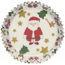 Papel cupcakes x48 Christmas