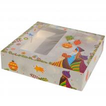 Caja para Roscn de Reyes Fantasa 28x28