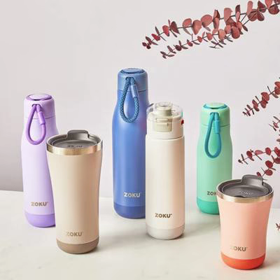 Botella termo acero Zoku 750 ml navy