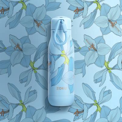 Botella termo acero Zoku 750 ml sky