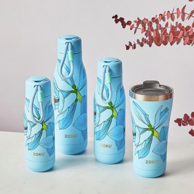 Botella termo acero Zoku 750 ml sky