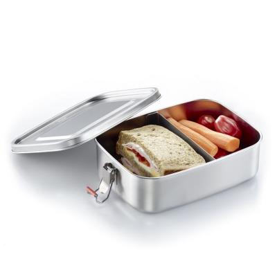 Fiambrera acero herm�tica anillo silicona 1,1 L