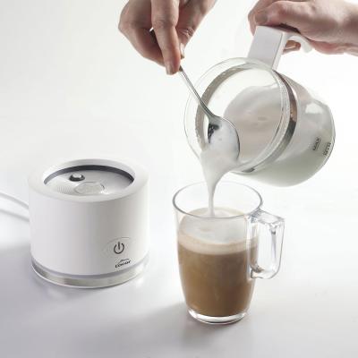 Espumador y calentador de leche el�ctrico cristal
