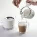 Espumador y calentador de leche el�ctrico cristal