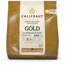Cobertura xocolata blanca Callebaut Gold 30% 400 g