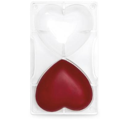 Molde policarbonato para bombones Corazón x2