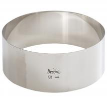 Anillo tarta alto acero inox 18x6 cm