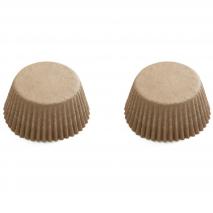 Papel cupcakes x75 Kraft natural