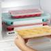 Molde cubitos con tapa x14 rectangular turquesa