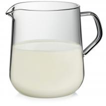 Lechera jarra con asa 700 ml cristal