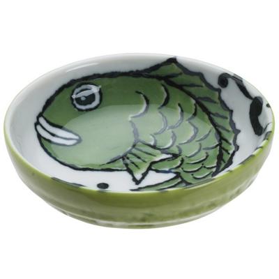 Cuenco mini pez 9,5 cm verde