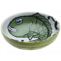 Bol mini peix 9,5 cm verd