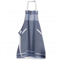 Davantal 100% cot Ares blau