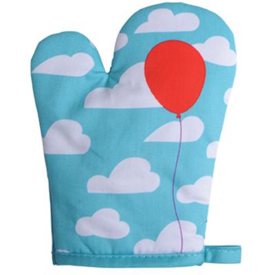 Set delantal cocina infantil 100% algodn Nubes