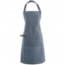 Delantal 100% algod�n Myrna azul