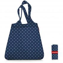 Bolsa compra plegable shopper Dots azul