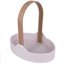 Bandeja soporte aceiteras doble Knia mrmol haya