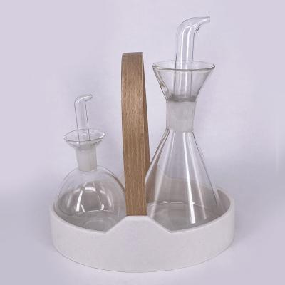 Bandeja soporte aceiteras doble K�nia m�rmol haya