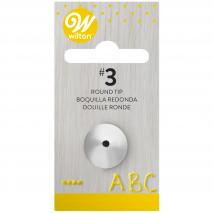 Boquilla redonda Wilton n�3