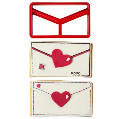 Cortador galletas pl�stico Carta dulces mensajes