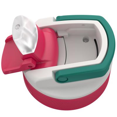 Botella de agua con pajita Lagoon 400 ml Flamenco