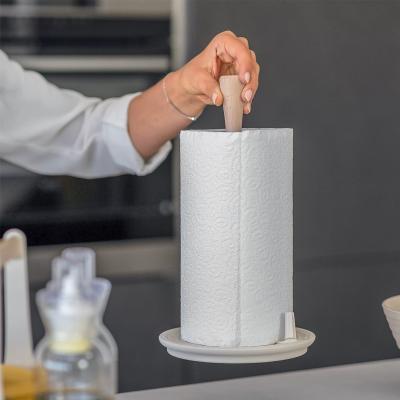 Portarrollos papel cocina universal Tierra milk