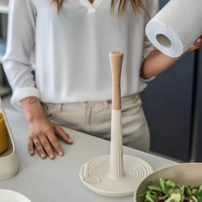 Portarrollos papel cocina universal Tierra milk