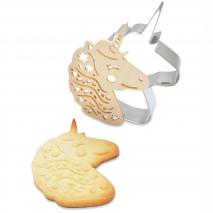 Cortador galletas y stencil Unicornio