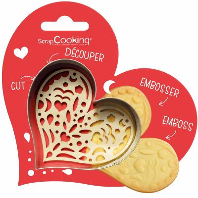Cortador galletas y stencil Coraz�n