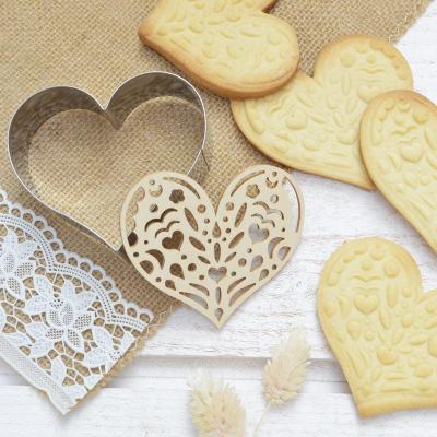 Cortador galletas y stencil Coraz�n
