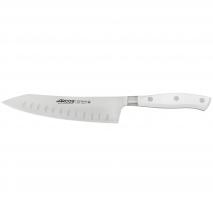 Cuchillo Rocking Santoku Arcos Riviera 18 cm blanc