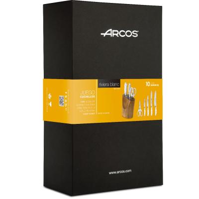 ▷ Comprar Set cuchillos cocinero con tijeras en bolsa transporte Arco