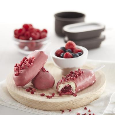 Set 4 moldes helado magnum Creamy Lekue